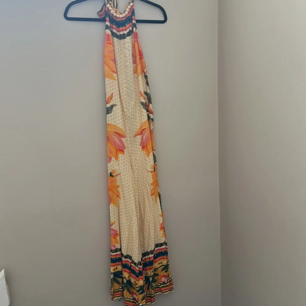 NWT Floral Halter Jumpsuit - Picture 9 of 10